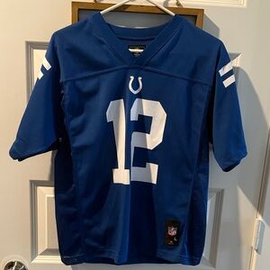 NFL Blue Kids Jersey COLTS LUCK L LARGE INDIANAPOLIS TEAM 12 official Andrew
